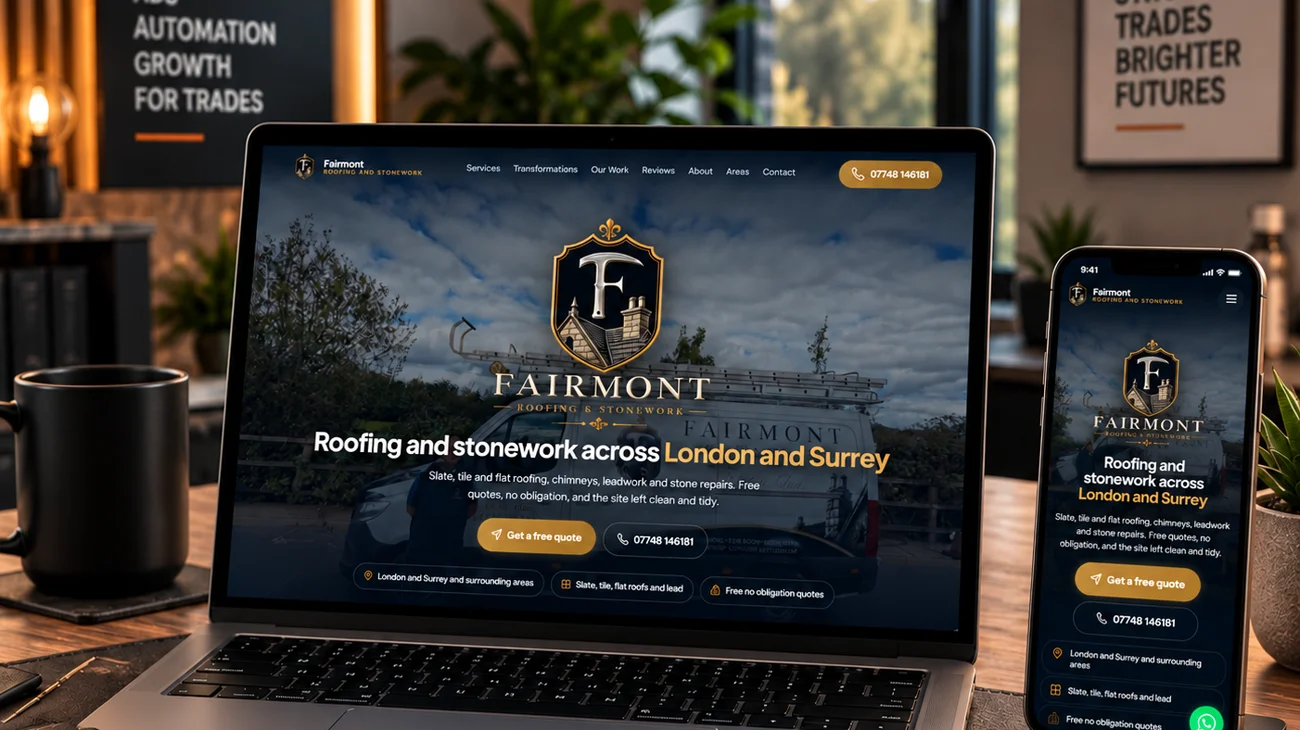 Fairmont Roofing and Stonework — Aberdeen roofing and stonework website