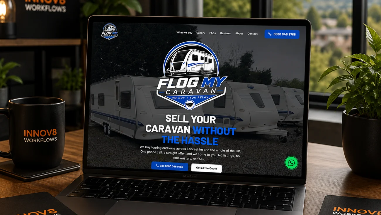 Flog My Caravan — UK wide caravan buying service website