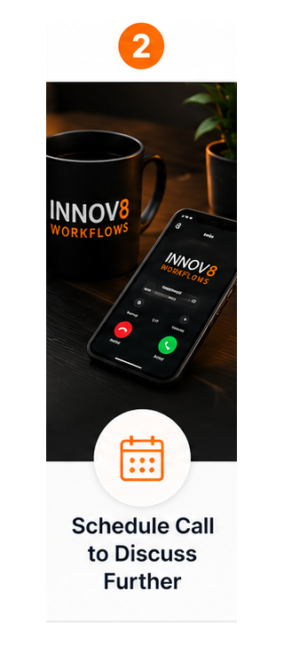Step 2 — Schedule a call to discuss further