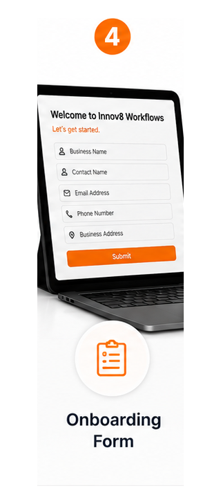 Step 4 — Onboarding form