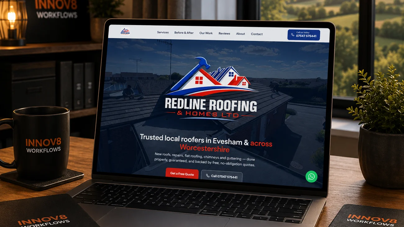 Redline Roofing & Homes — Evesham and Worcestershire roofing website
