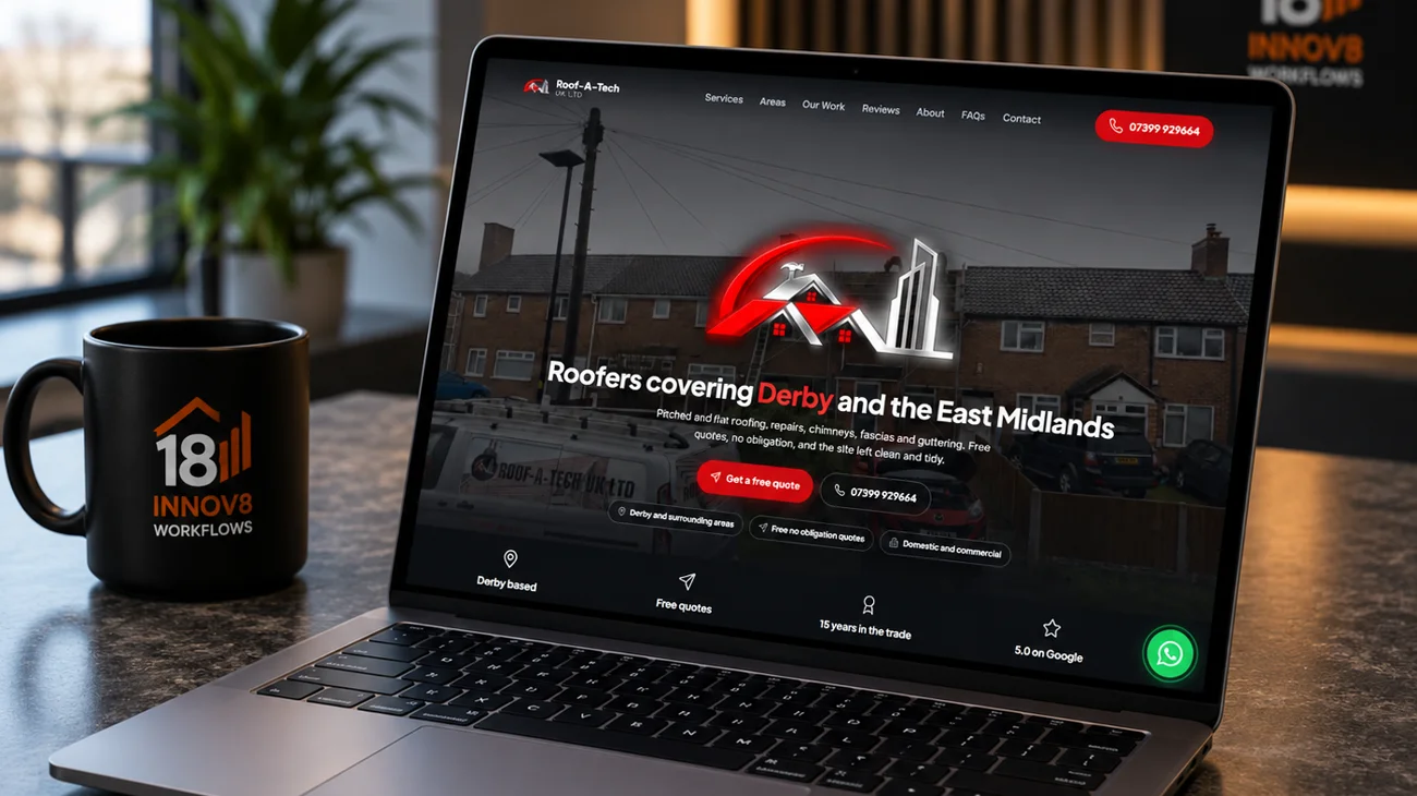 Roof-A-Tech UK Ltd — Derby and Nottingham roofing website